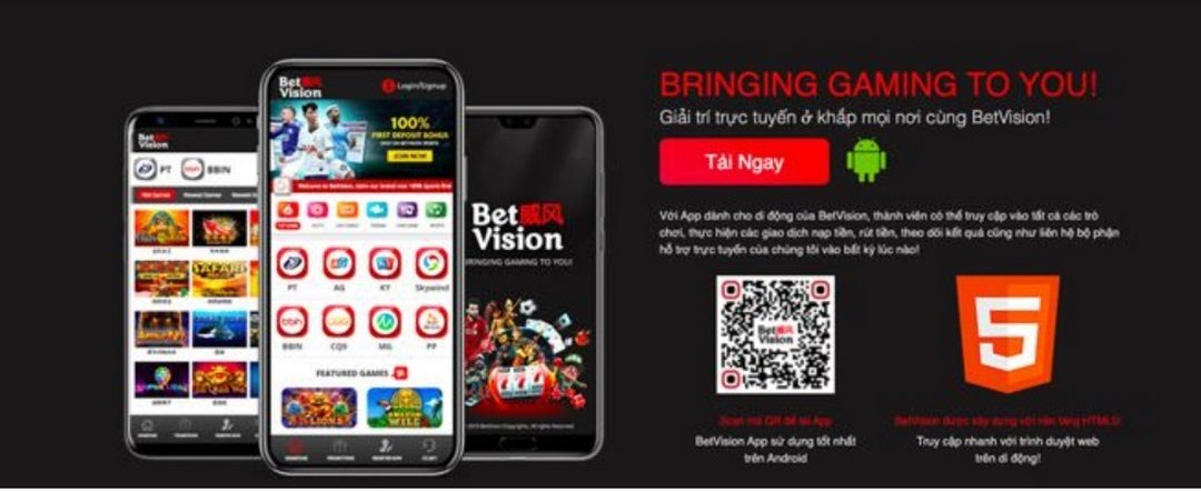 Ứng dụng di động Betvision