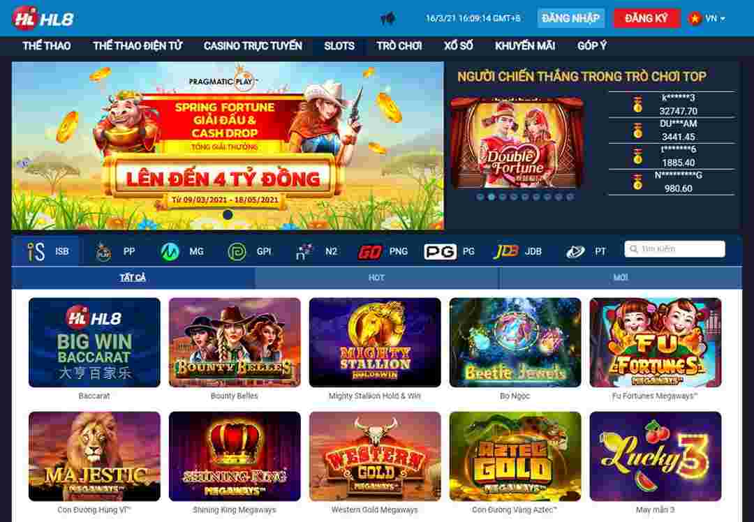 Kho trò chơi đa dạng tại HL8 