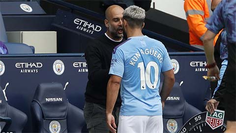 Pep bác bỏ chuyện bất hòa với Aguero