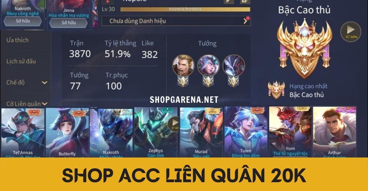 Nick Liên Quân 7k