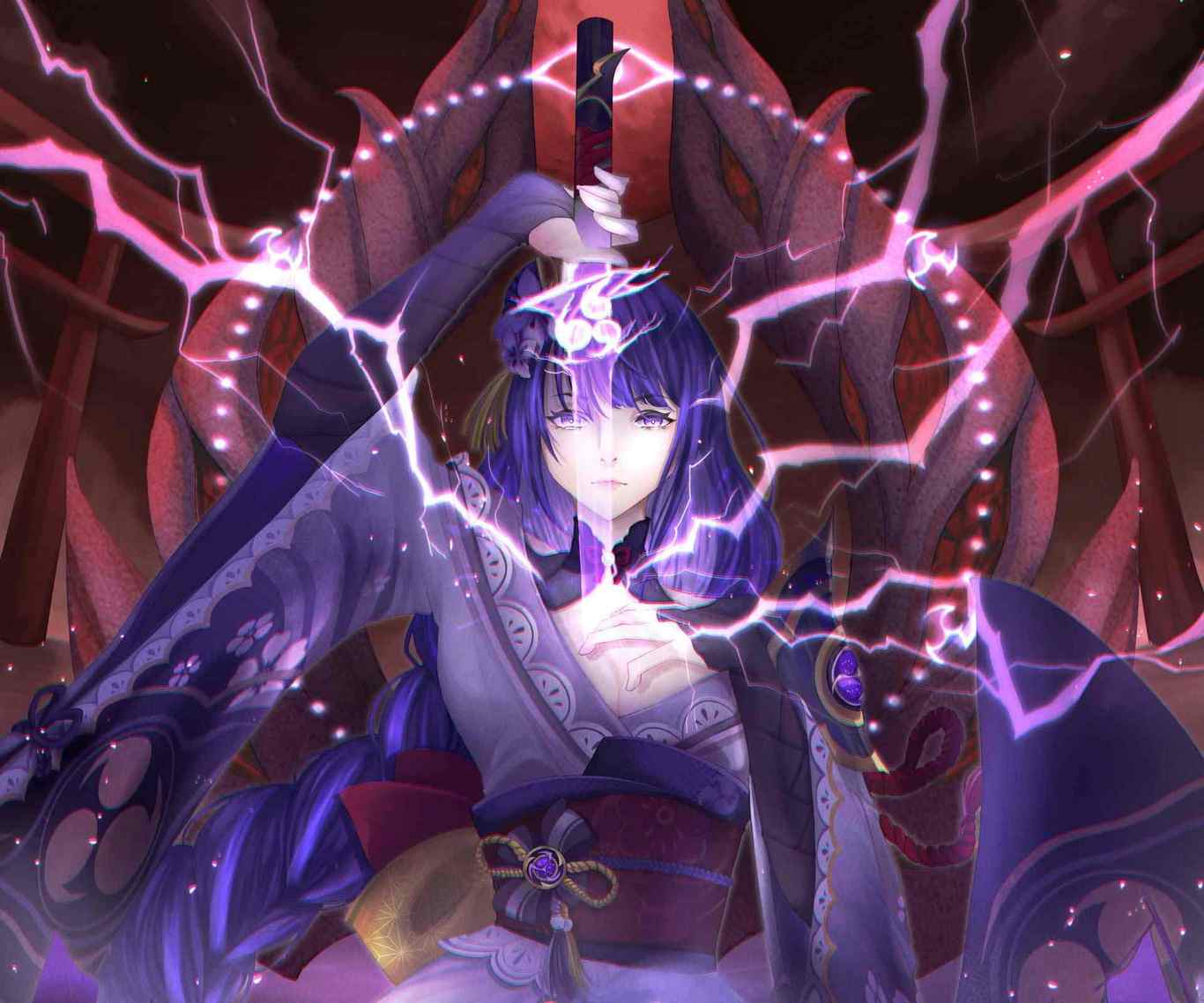 Hình Genshin Impact Lôi Thần