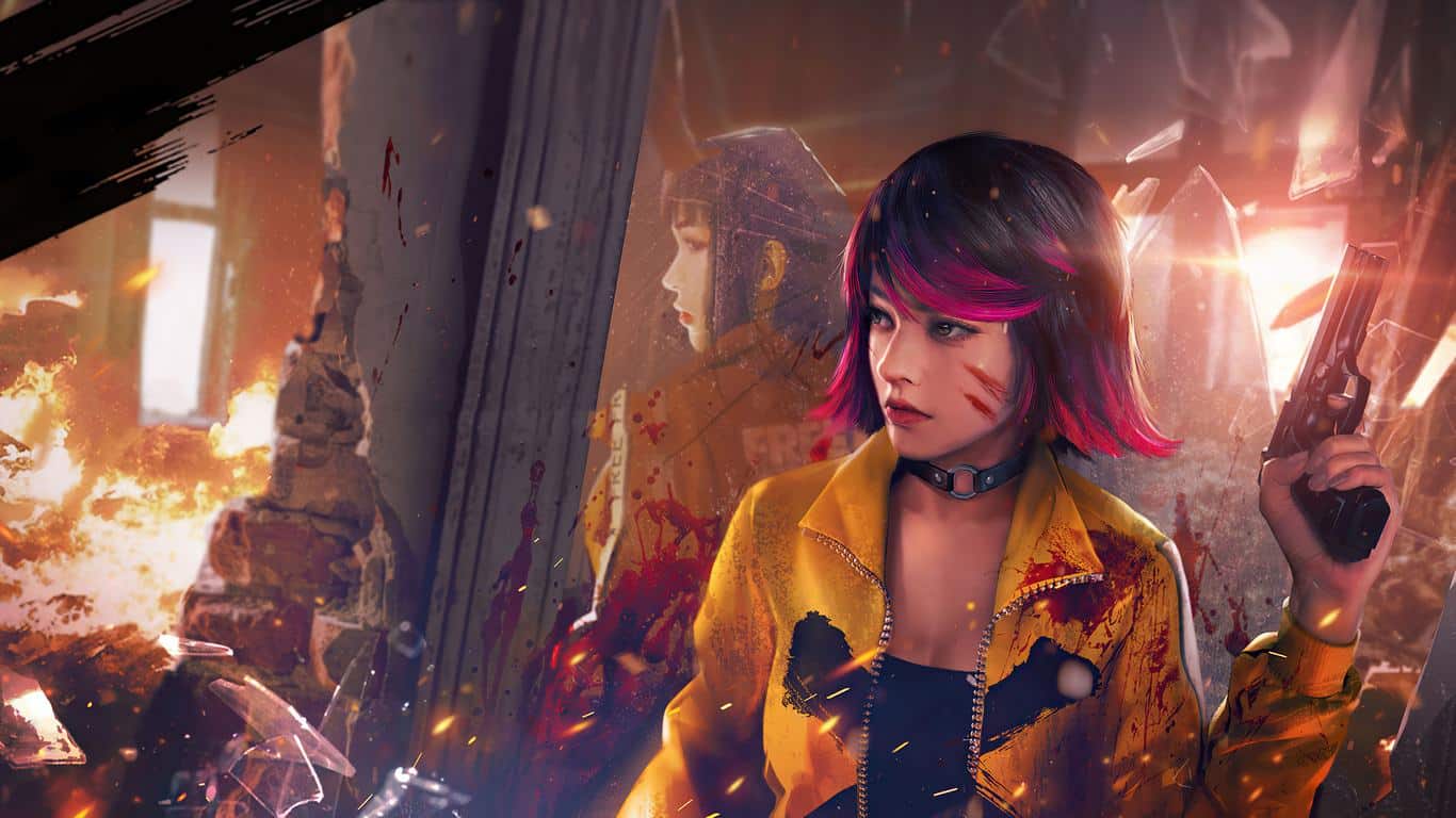 Hình FF nữ ngầu