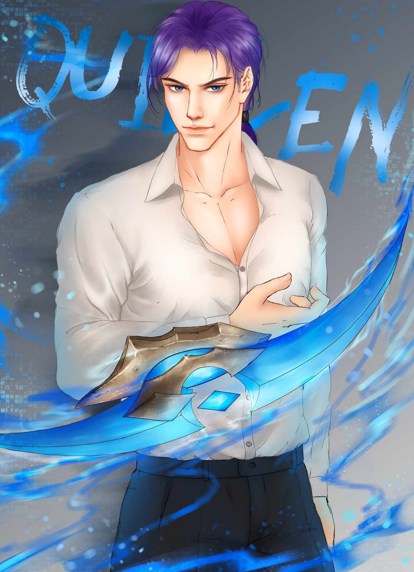 Hình Quillen anime 3D