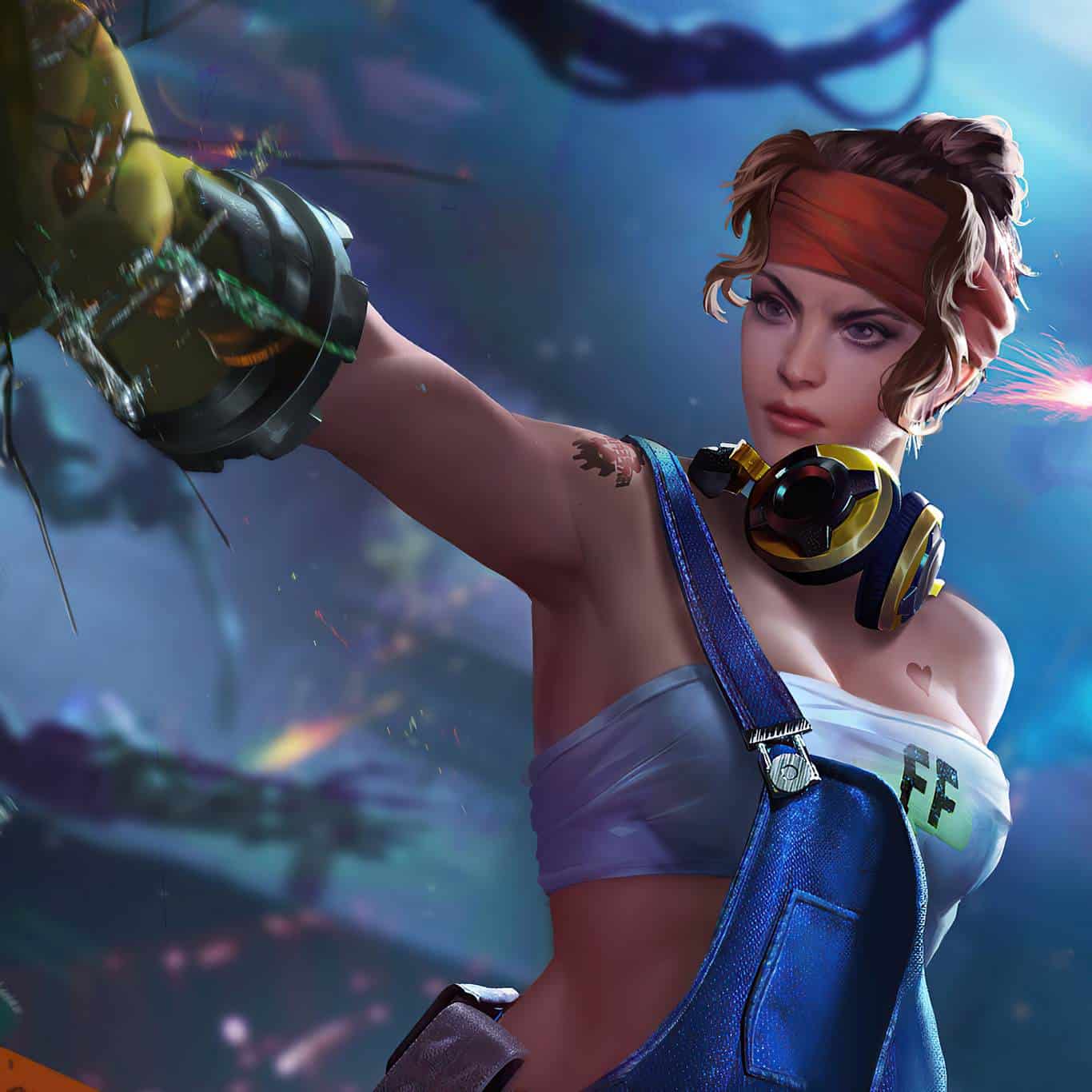 Hình avatar Free Fire nữ 3D