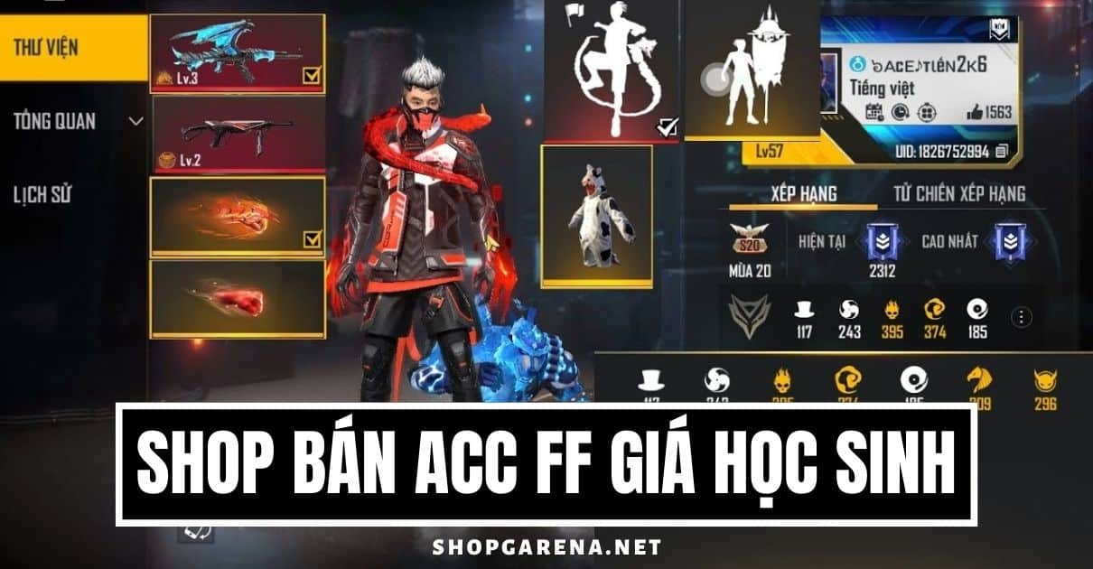 Shop Ban ACC FF Gia Hoc Sinh