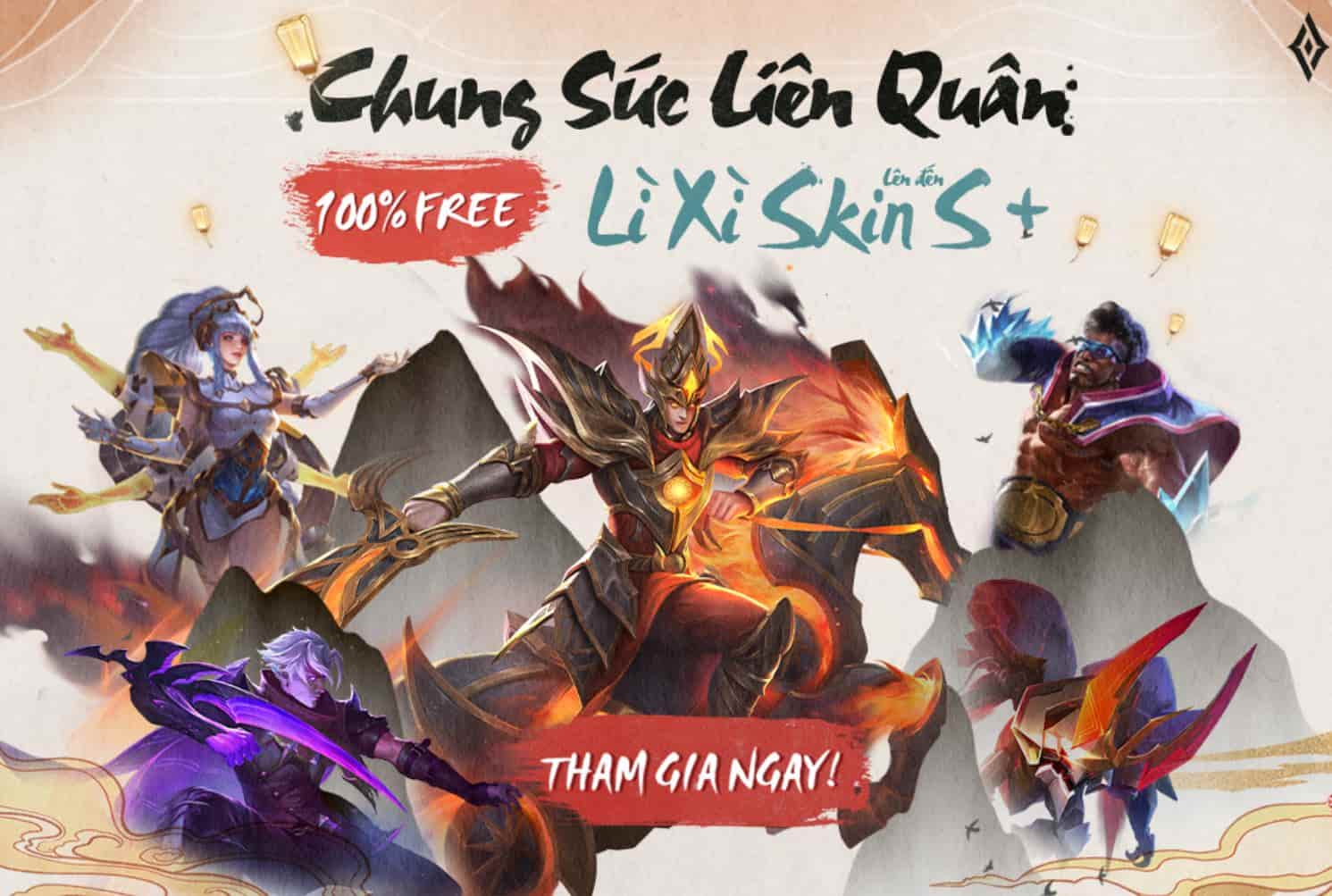 Link sự kiện chung sức Liên Quân