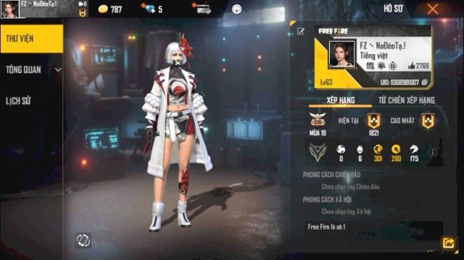 Bộ đồ nữ trong Free Fire đẹp chất nhất