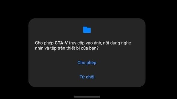 Cap quyen truy cap cho game