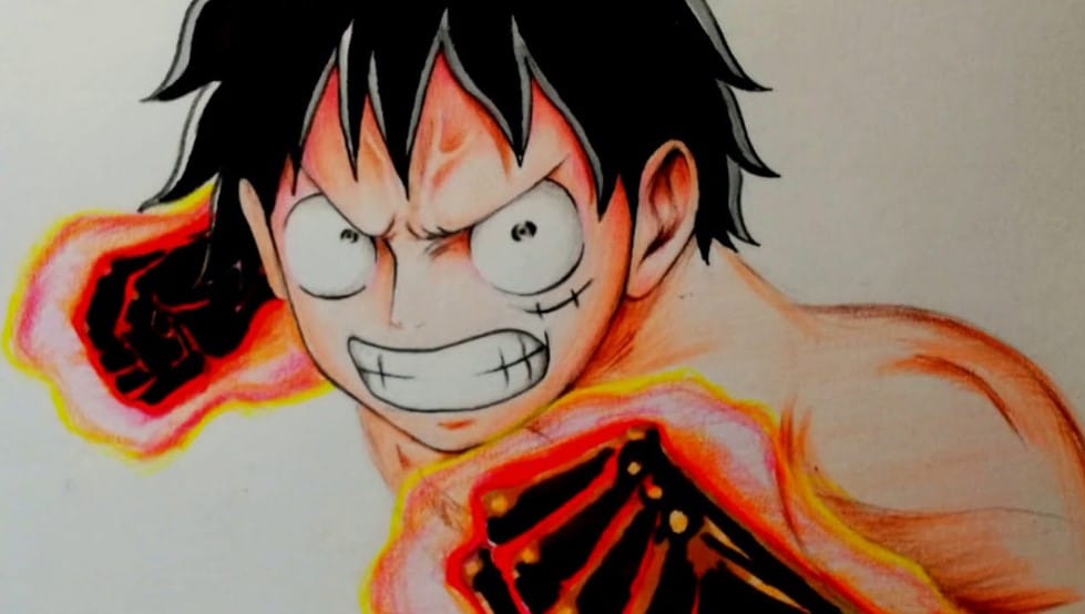 Vẽ Luffy G3 Haki Ngầu