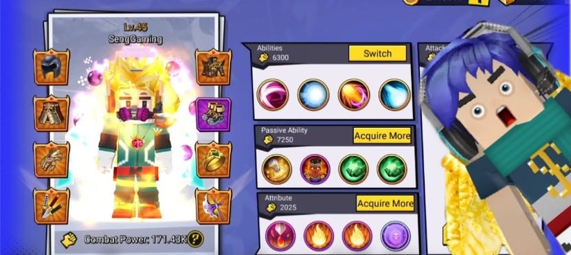 Hình anime Blockman Go dễ thương