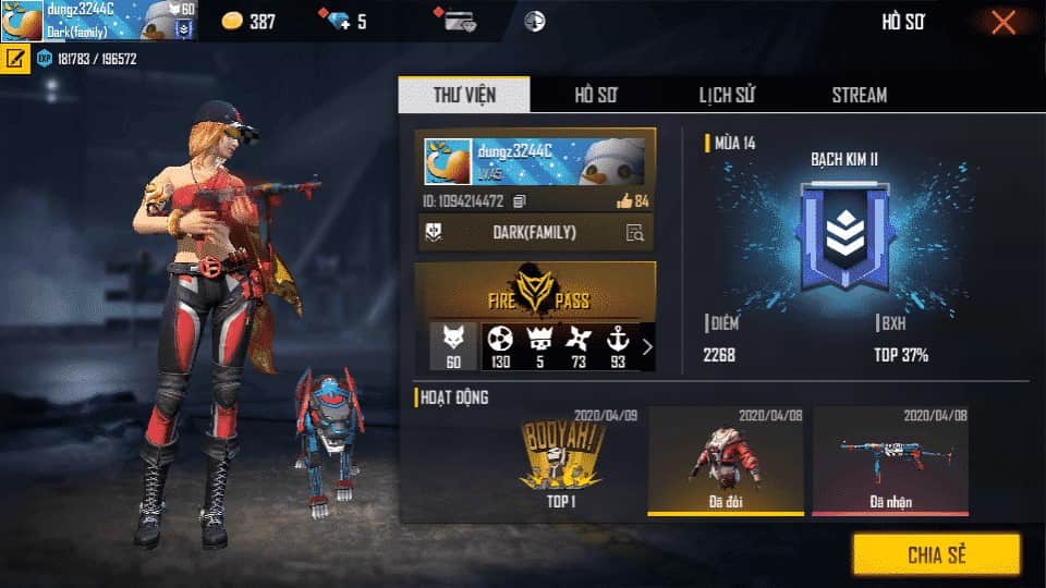 Gửi đến bạn hình free fire đồ 7 đá nữ