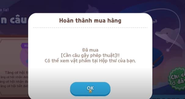 Nhấn vào nút OK
