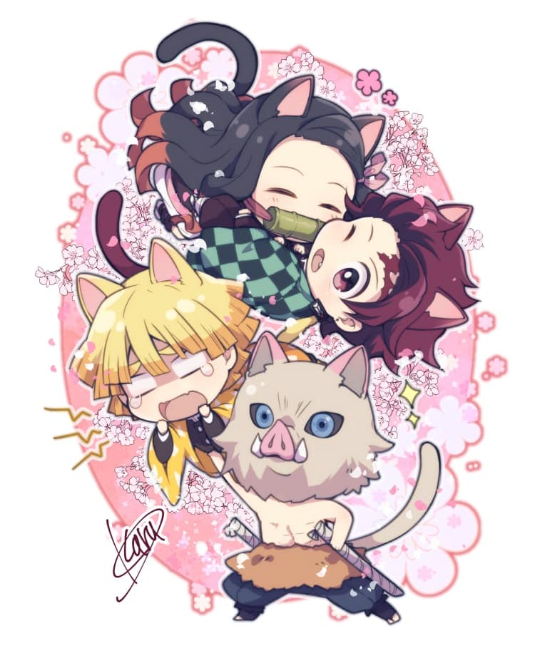 Anh Anime Thanh Guom Diet Quy Chibi