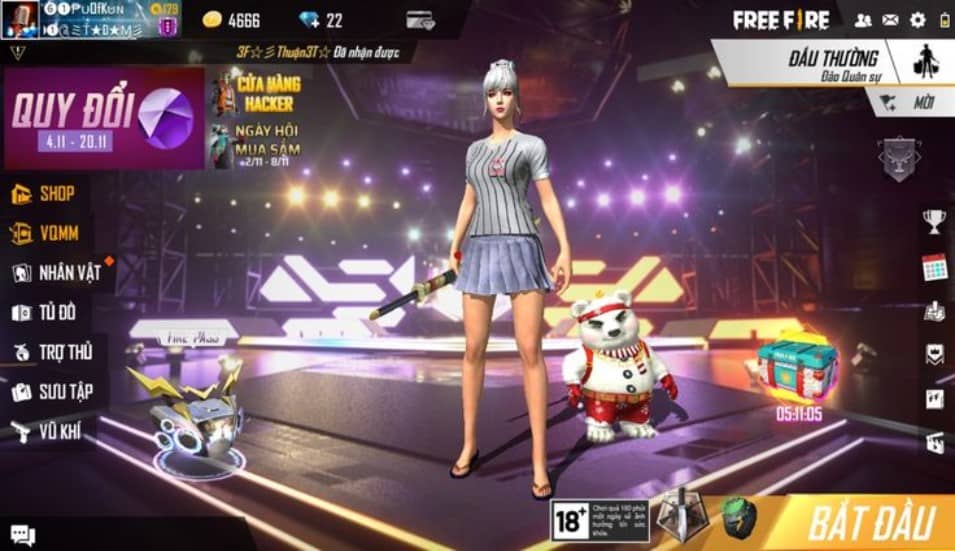 Share cho bạn hình ảnh hành động ff