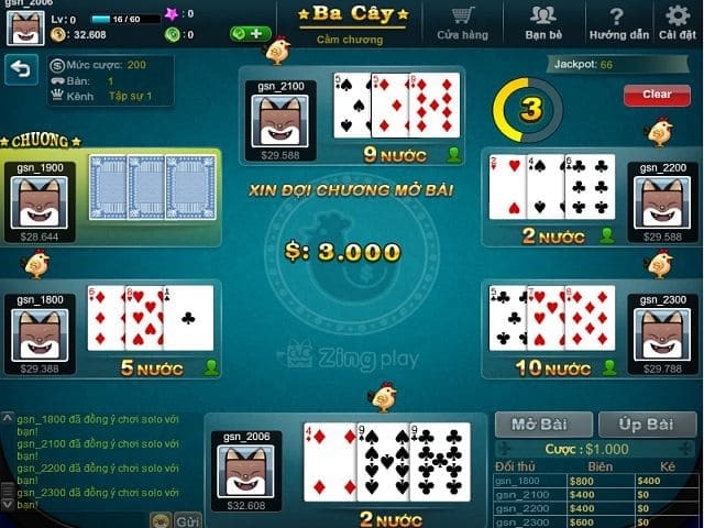 Luật chơi game ba cây đổi thưởng