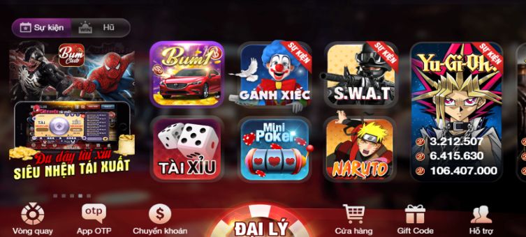 Thể loại game có tại Zonclub