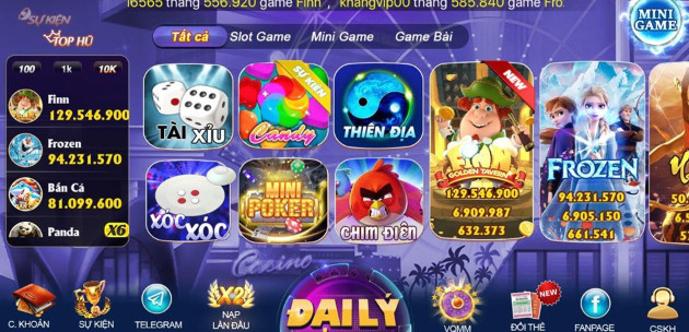 Kho game khổng lồ