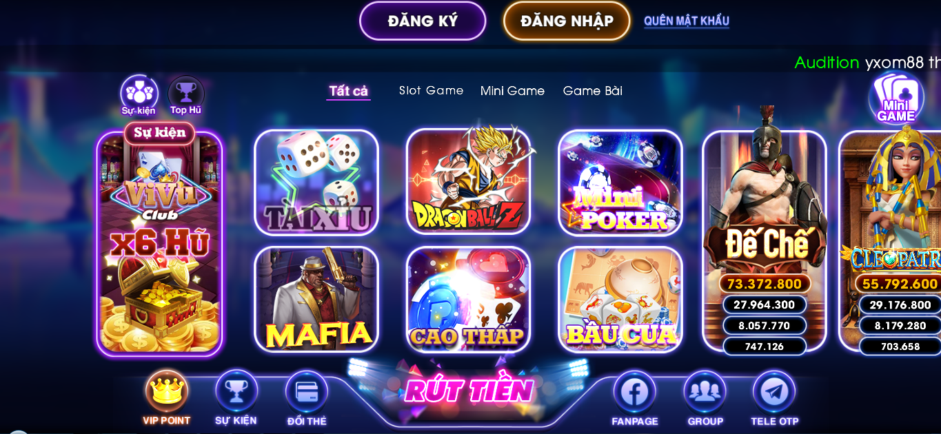 Giới thiệu cổng game Vivu Club