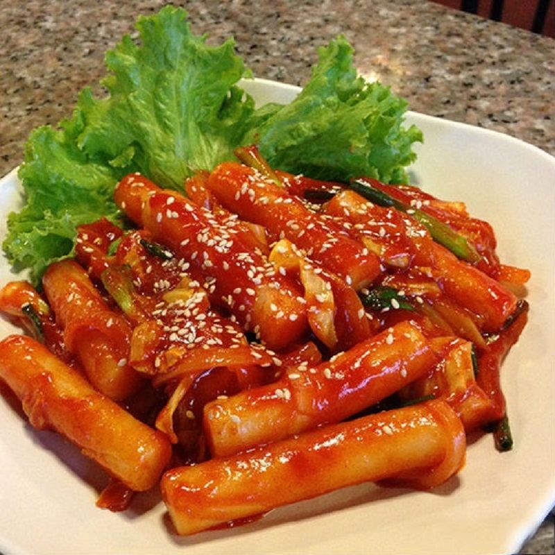 Bánh gạo cay Hàn Quốc.
