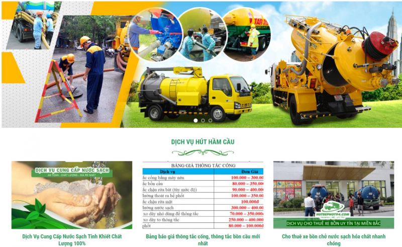 Dịch phụ hút bể phốt 94