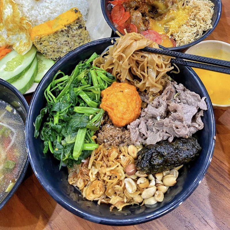 Trộn - Bánh Đa Cua Chính Hiệu